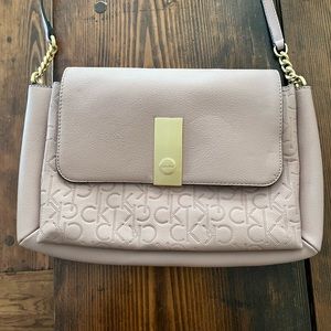 Calvin Klein pink shoulder